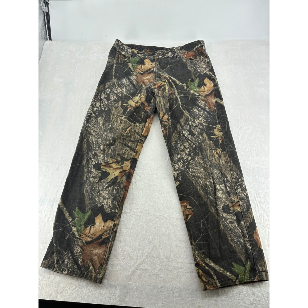 Cabelas Hunting‎ Pants Mens 38 REG RealTree Camo Outdoor Workwear Brown